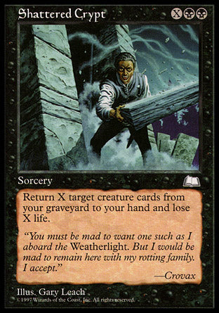 Shattered Crypt (Weatherlight) Near Mint