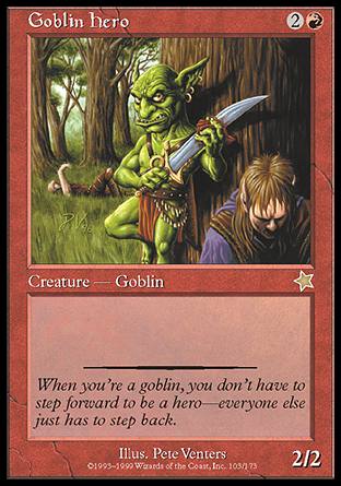 Goblin Hero (Starter 1999) Near Mint
