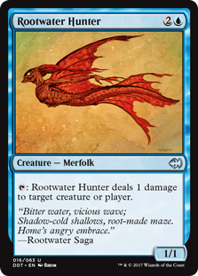 Rootwater Hunter (Duel Decks: Merfolk vs Goblins) Near Mint