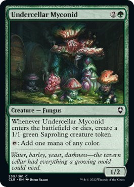 Undercellar Myconid (Commander Legends: Battle for Baldur's Gate) Near Mint