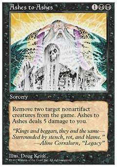 Ashes to Ashes (5th Edition) Light Play