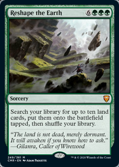 Reshape the Earth (Commander Legends) Near Mint