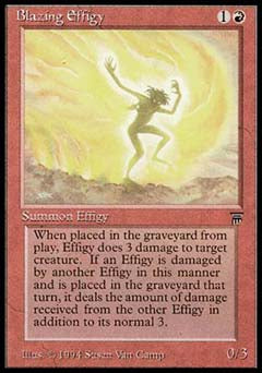 Blazing Effigy (Legends) Near Mint Italian