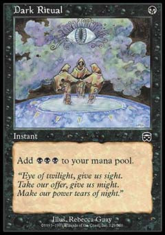 Dark Ritual (Mercadian Masques) Near Mint Foil
