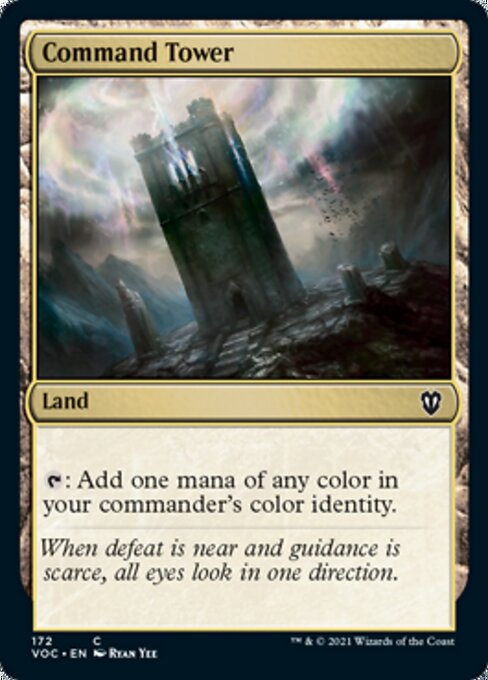 Command Tower (Commander 2021 Crimson Vow) Near Mint