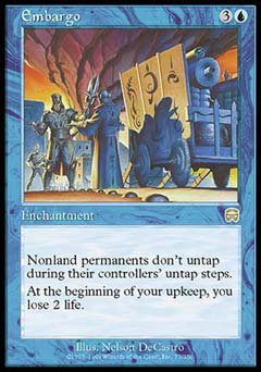 Embargo (Mercadian Masques) Light Play