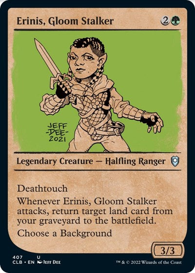 Erinis, Gloom Stalker (Showcase) (Commander Legends: Battle for Baldur's Gate) Near Mint Foil