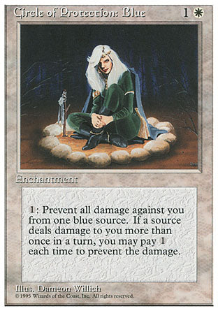 Circle of Protection: Blue (4th Edition) Light Play