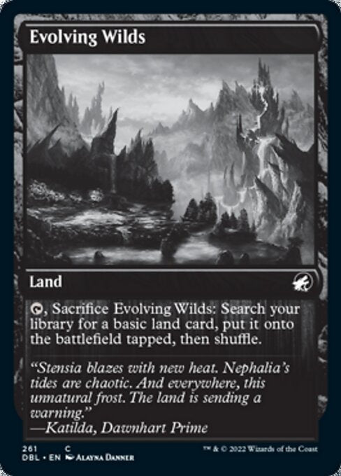 Evolving Wilds (261) (Innistrad: Double Feature) Near Mint