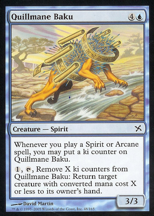 Quillmane Baku (Betrayers of Kamigawa) Light Play Foil