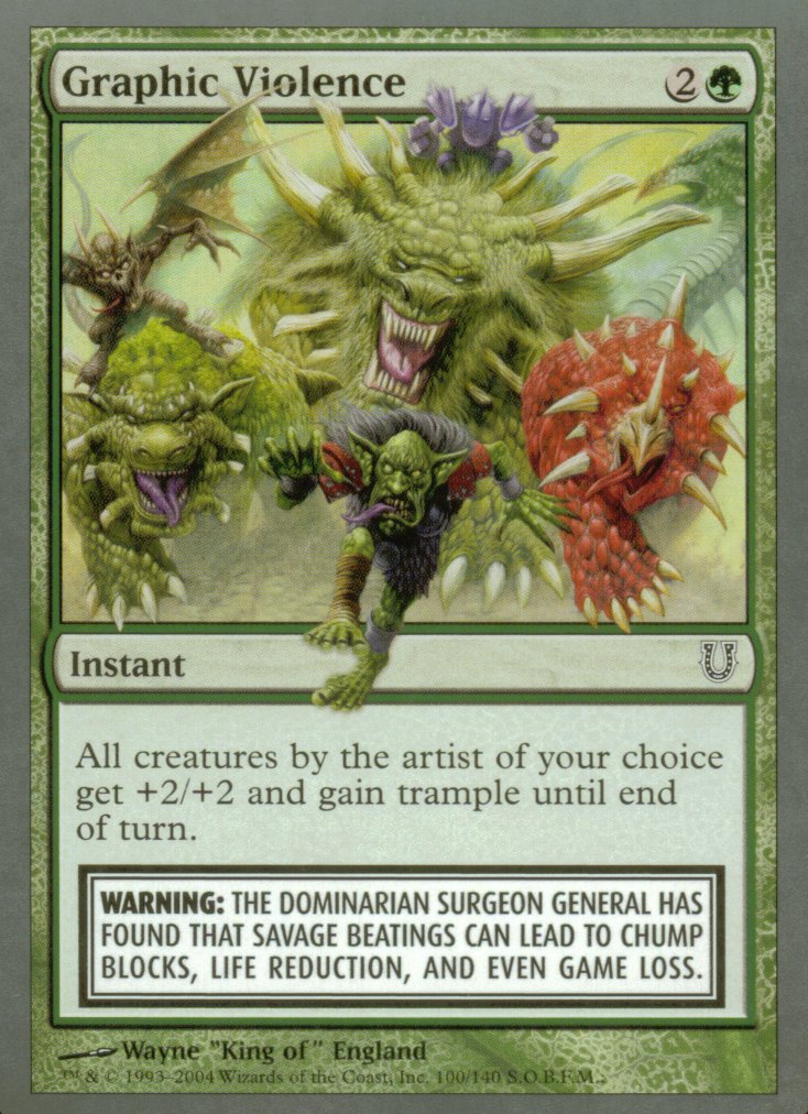 Graphic Violence (Unhinged) Near Mint