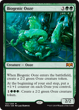 Biogenic Ooze (Ravnica Allegiance) Near Mint Foil