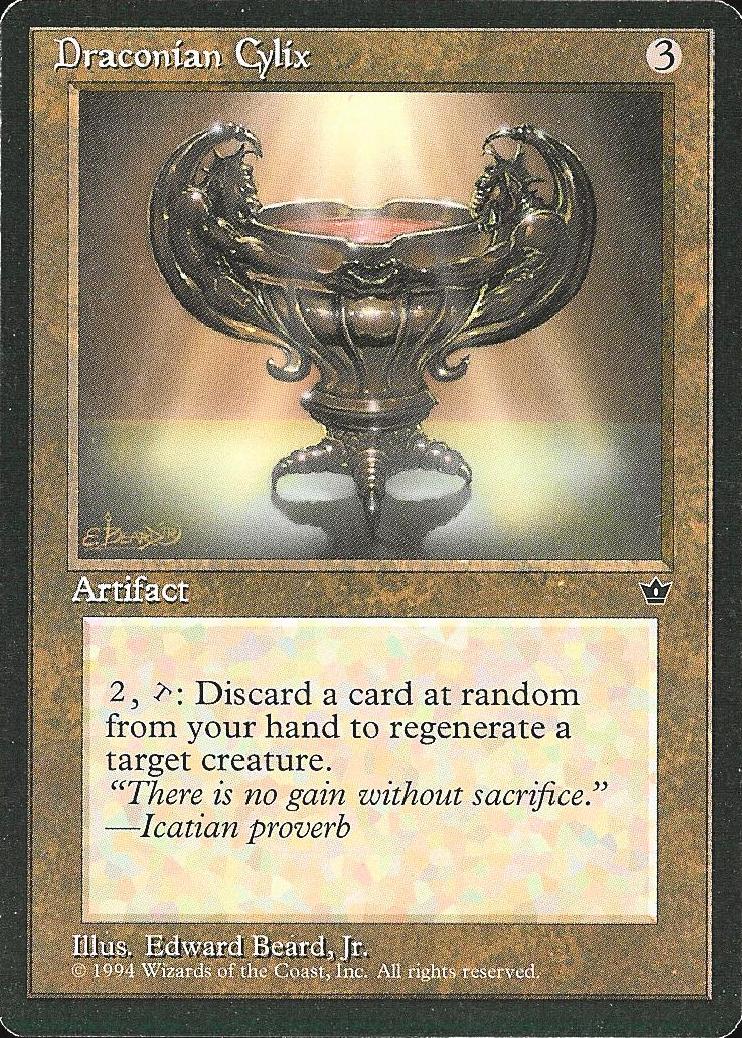 Draconian Cylix (Fallen Empires) Light Play