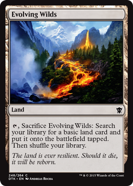 Evolving Wilds (Dragons of Tarkir) Near Mint
