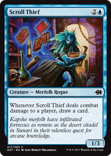 Scroll Thief (Duel Decks: Merfolk vs Goblins) Near Mint