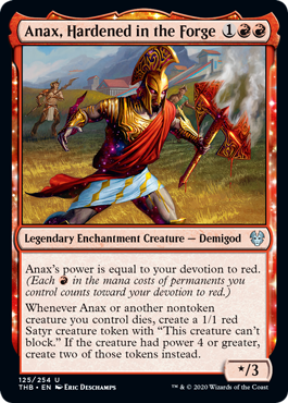 Anax, Hardened in the Forge (Theros Beyond Death) Near Mint Foil