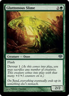 Gluttonous Slime (Conflux) Light Play Foil