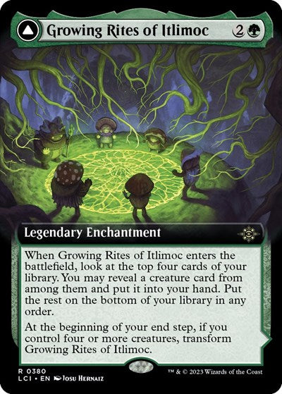 Growing Rites of Itlimoc (Extended Art) (The Lost Caverns of Ixalan) Near Mint