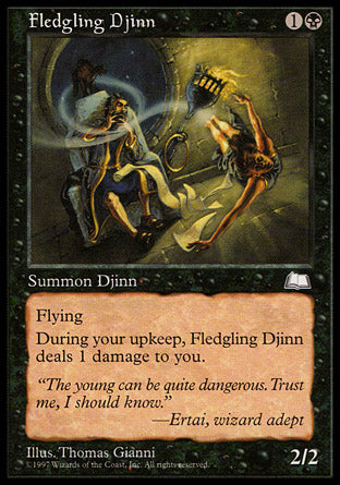 Fledgling Djinn (Weatherlight) Light Play