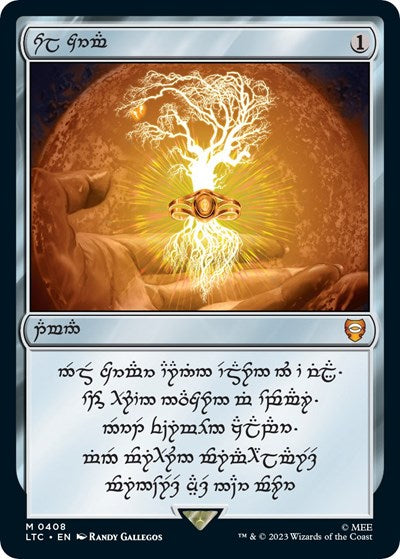 Sol Ring - Elven (0408) (Commander: The Lord of the Rings: Tales of Middle-earth) Near Mint