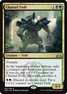 Charnel Troll (Guilds of Ravnica) Near Mint Foil