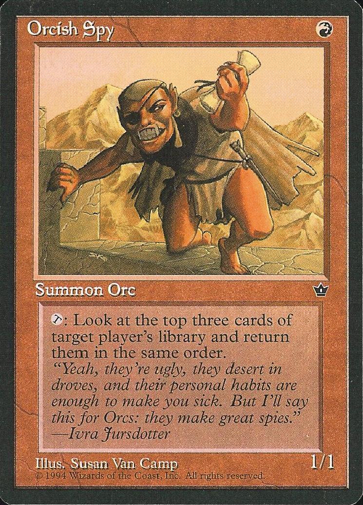 Orcish Spy (2) (Fallen Empires) Near Mint
