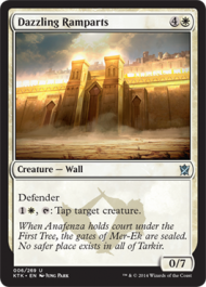 Dazzling Ramparts (Khans of Tarkir) Near Mint
