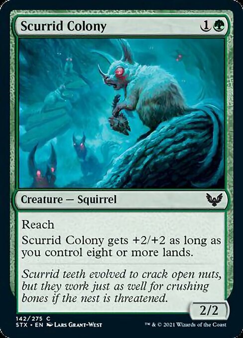 Scurrid Colony (Strixhaven) Near Mint Foil