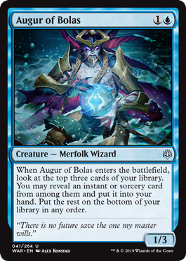 Augur of Bolas (War of the Spark) Near Mint Foil