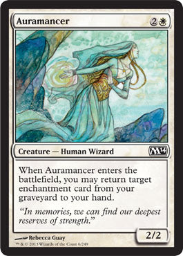 Auramancer (Magic 2014 Core Set) Near Mint Foil