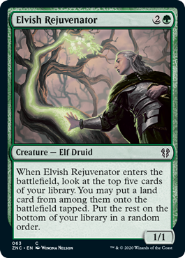 Elvish Rejuvenator (Commander 2020 Zendikar Rising) Near Mint