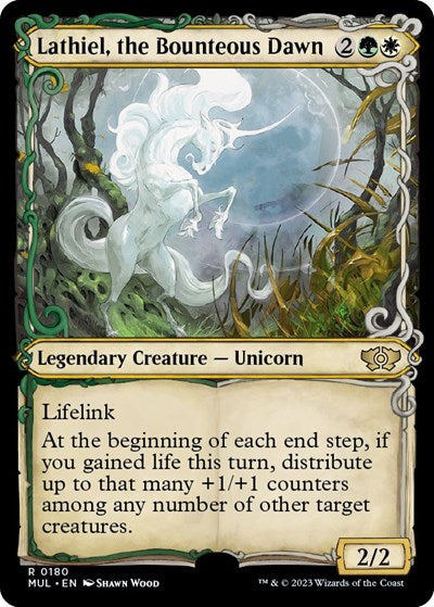 Lathiel, the Bounteous Dawn (Halo Foil) (March of the Machine: Multiverse Legends) Near Mint