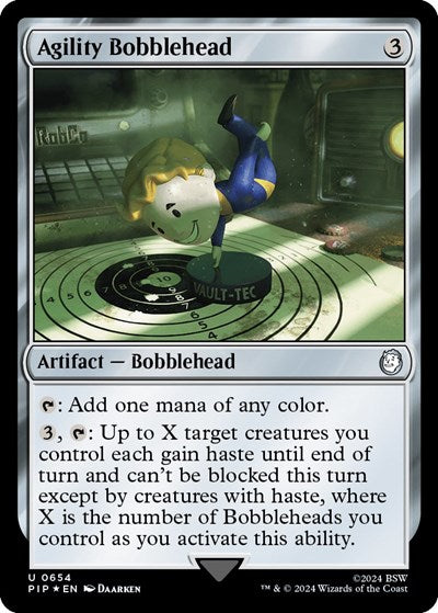 Agility Bobblehead (Surge Foil) (Universes Beyond: Fallout) Near Mint