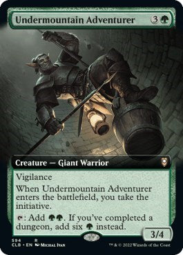 Undermountain Adventurer (Extended Art) (Commander Legends: Battle for Baldur's Gate) Near Mint