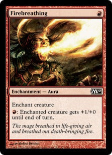 Firebreathing (Magic 2010 Core Set) Near Mint Foil