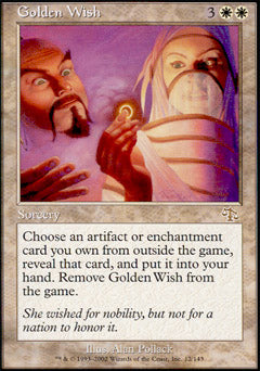 Golden Wish (Judgment) Near Mint Foil