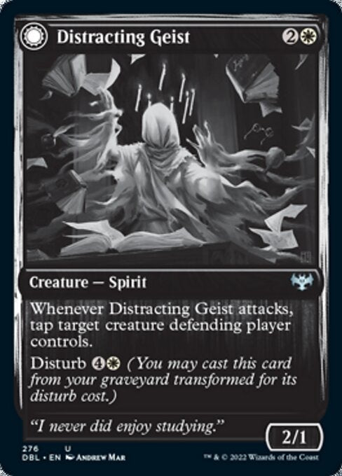 Distracting Geist / Clever Distraction (Innistrad: Double Feature) Near Mint