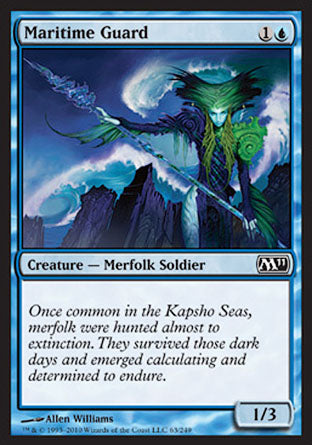 Maritime Guard (Magic 2011 Core Set) Near Mint Foil