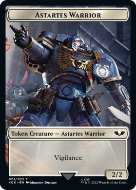 Astartes Warrior (001) / Cherubael Double-sided Token (Universes Beyond: Warhammer 40K) Near Mint