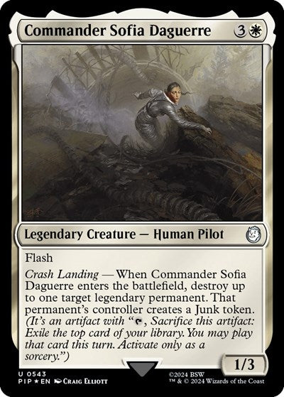 Commander Sofia Daguerre (Surge Foil) (Universes Beyond: Fallout) Near Mint