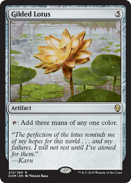 Gilded Lotus (Dominaria) Near Mint Foil