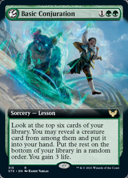 Basic Conjuration (Extended Art) (Strixhaven) Near Mint