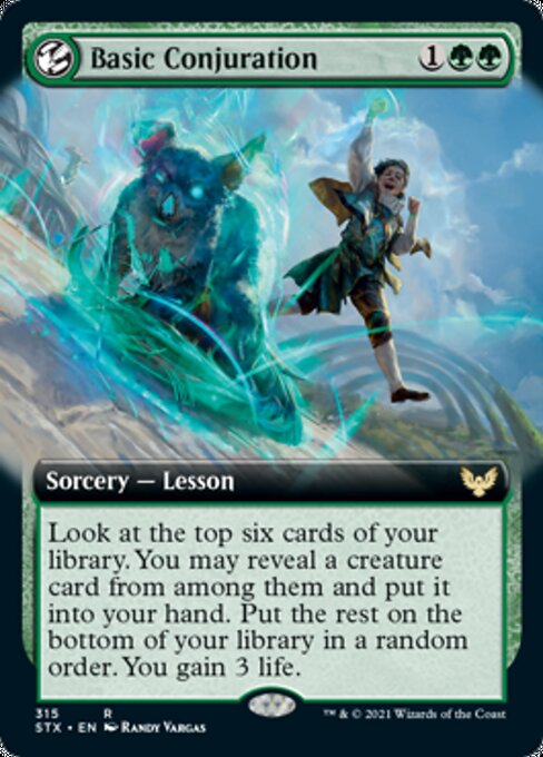 Basic Conjuration (Extended Art) (Strixhaven) Near Mint