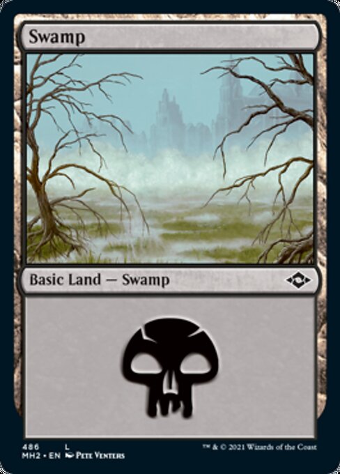 Swamp (486) (Modern Horizons 2) Near Mint Etched Foil