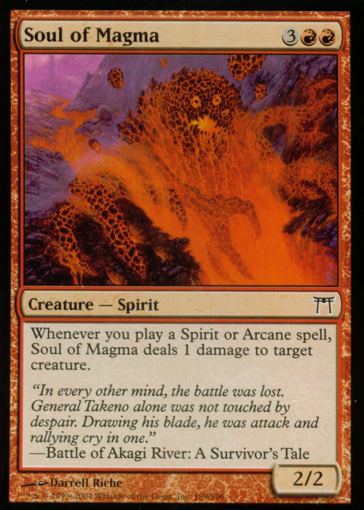 Soul of Magma (Champions of Kamigawa) Near Mint Foil