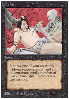 Sacrifice (Unlimited) Light Play