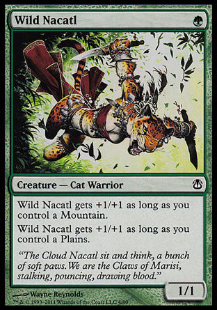 Wild Nacatl (Duel Decks: Ajani vs Nicol Bolas) Near Mint