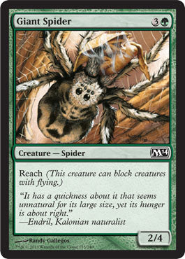 Giant Spider (Magic 2014 Core Set) Near Mint Foil