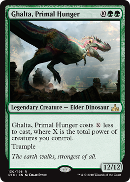 Ghalta, Primal Hunger (Rivals of Ixalan) Near Mint