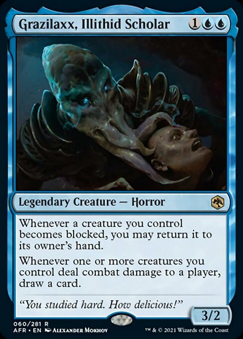 Grazilaxx, Illithid Scholar (Adventures in the Forgotten Realms) Near Mint